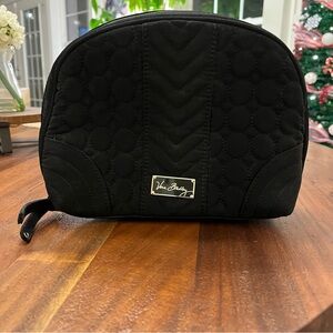 Classic Vera Bradley Black Quilted Cosmetic Bag